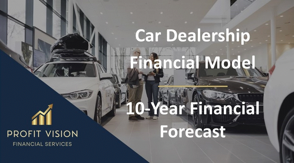 Excel Template Car Dealership Financial Model Dynamic 10 Year