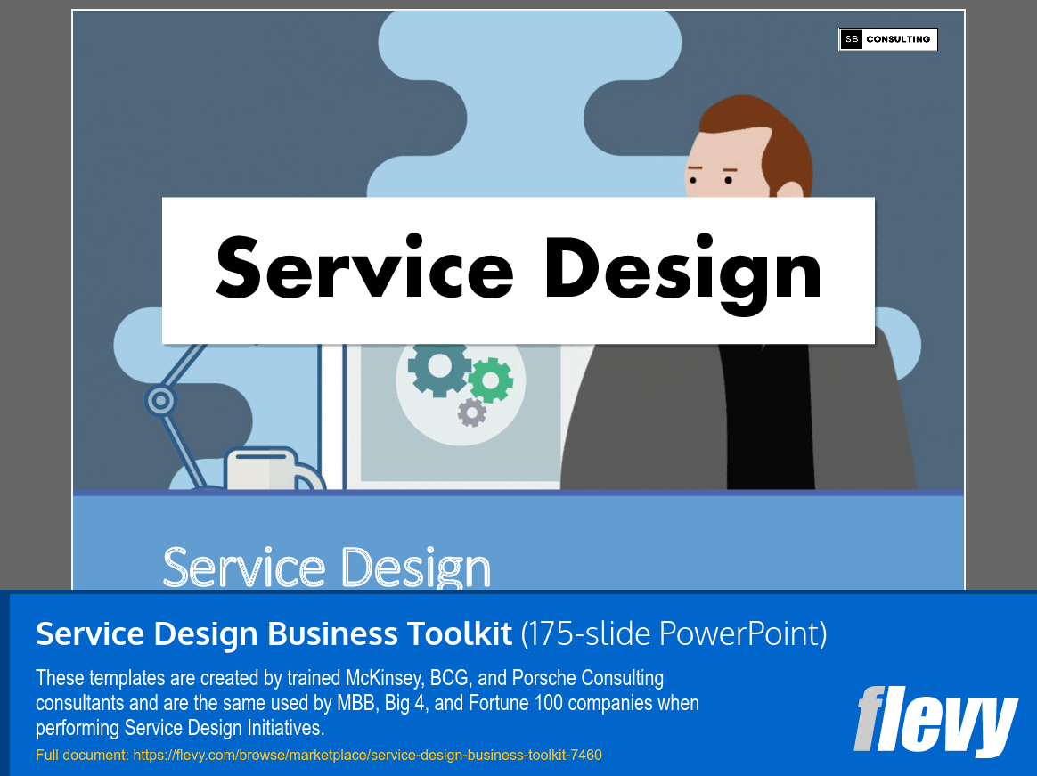 Service Design Business Toolkit PPT Slide Deck