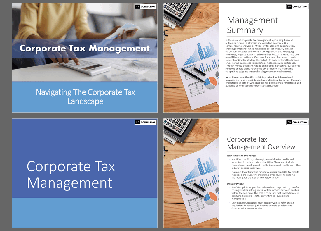 Corporate Tax Management PPT
