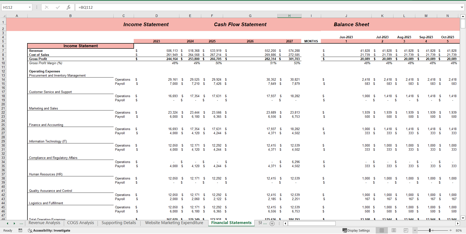 Excel Template Online Pet Store Excel Financial Model Template (Excel